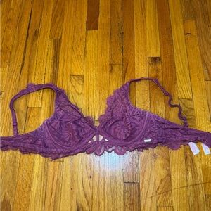 VS PINK Purple Lace Bralette size XS